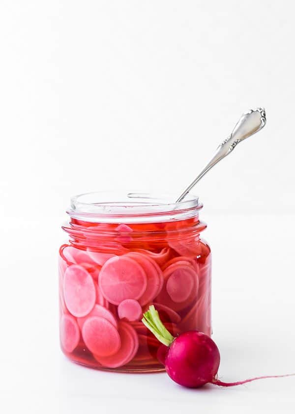Quick Pickled Radishes