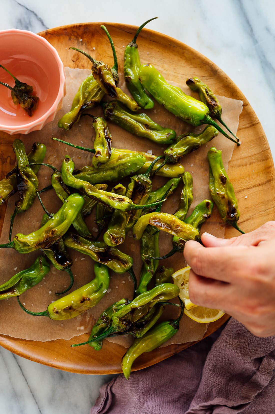 Blistered Shishito Peppers
