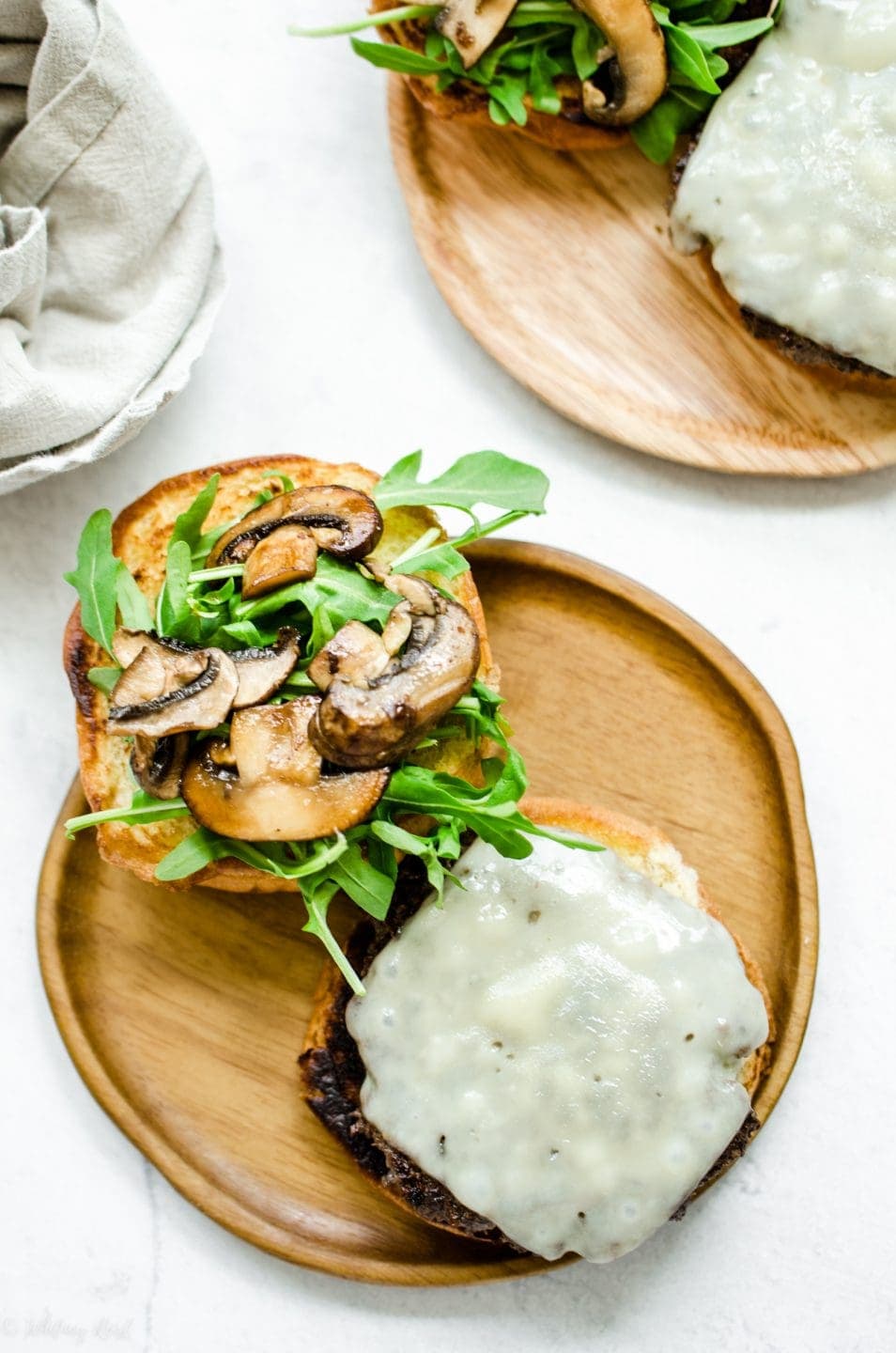 Mushroom Swiss Smash Burgers